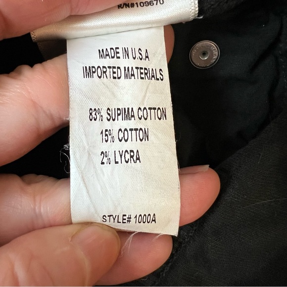 Citizens of Humanity Velvet Straight Leg Pants Dark Green 27 - Picture 7 of 7